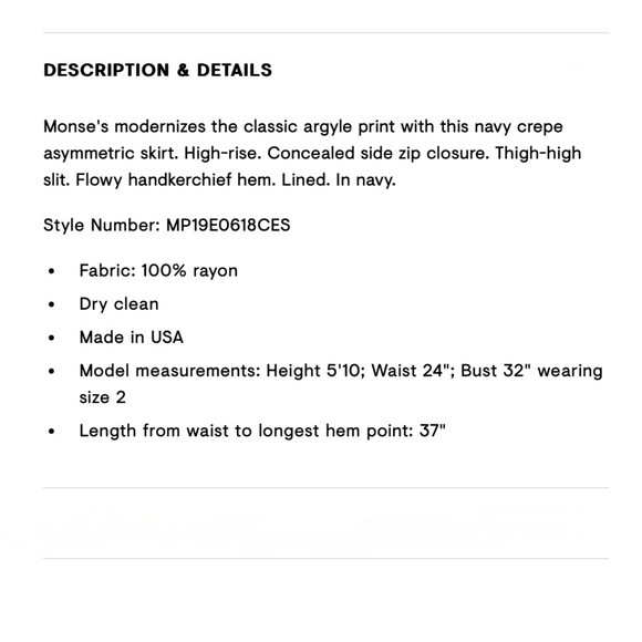 Monse Asymmetric Paneled Satin And Crepe Midi Skirt in Navy - Picture 13 of 13